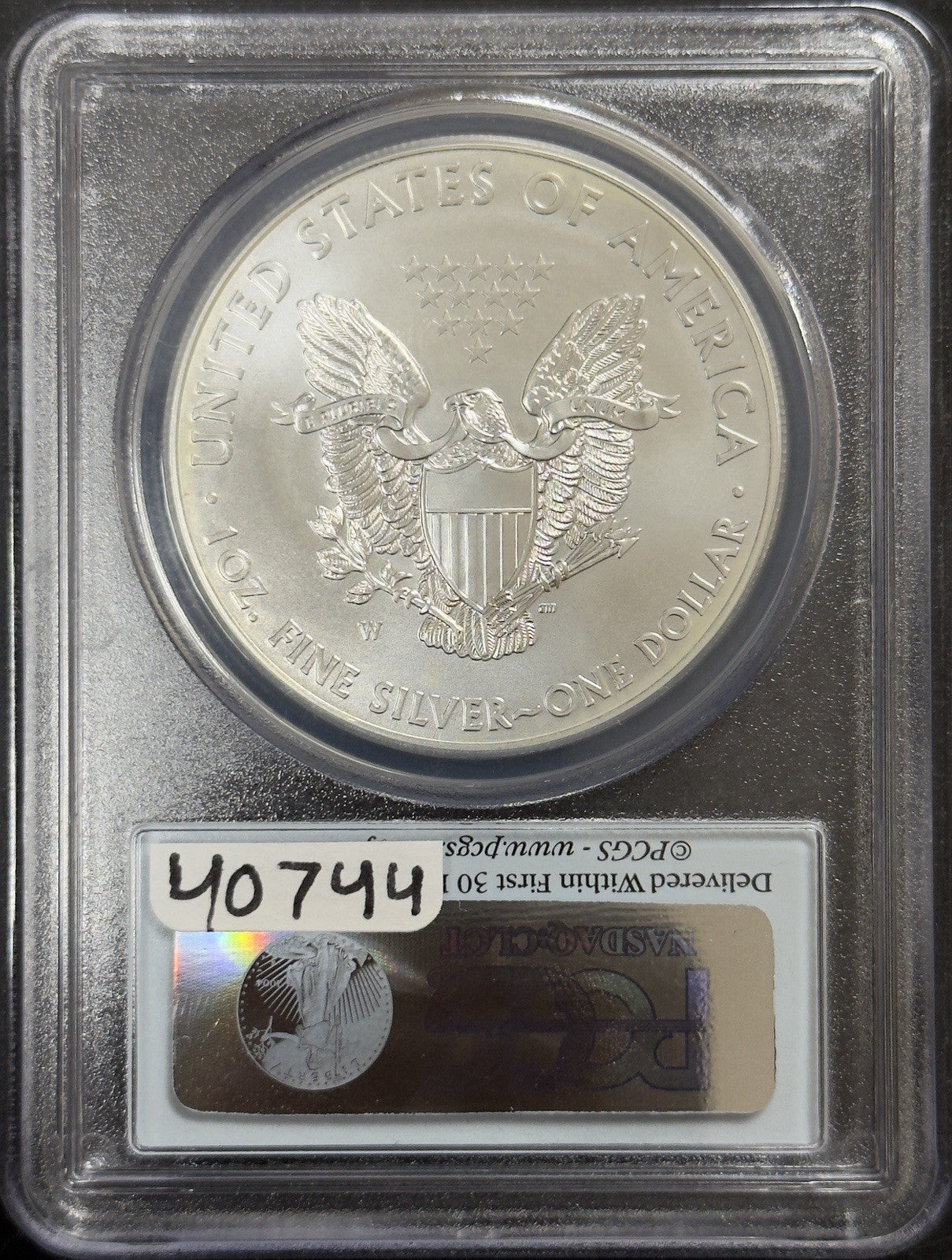 2014 W Silver Eagle - PCGS MS70 ( 40744 )