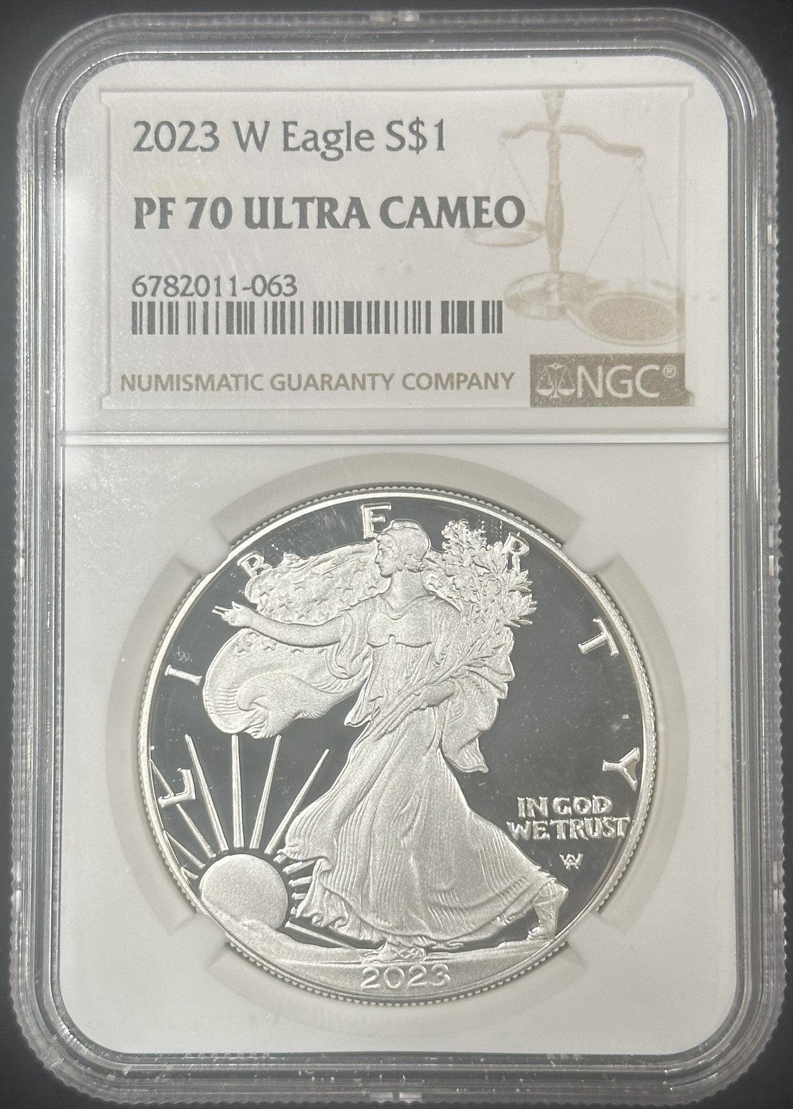2023 W Silver Eagle NGC PF70 Ultra Cameo - JP36