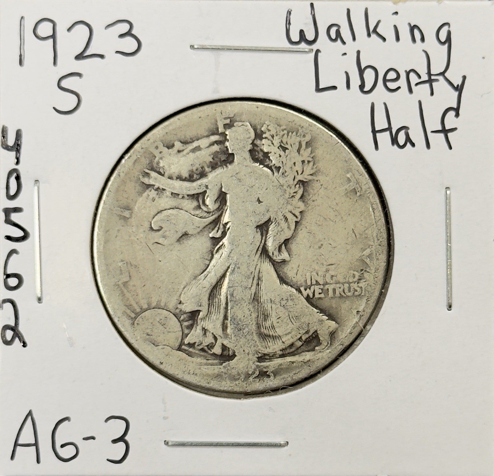 1923 S Walking Liberty Half Dollar - About Good ( 40562 )