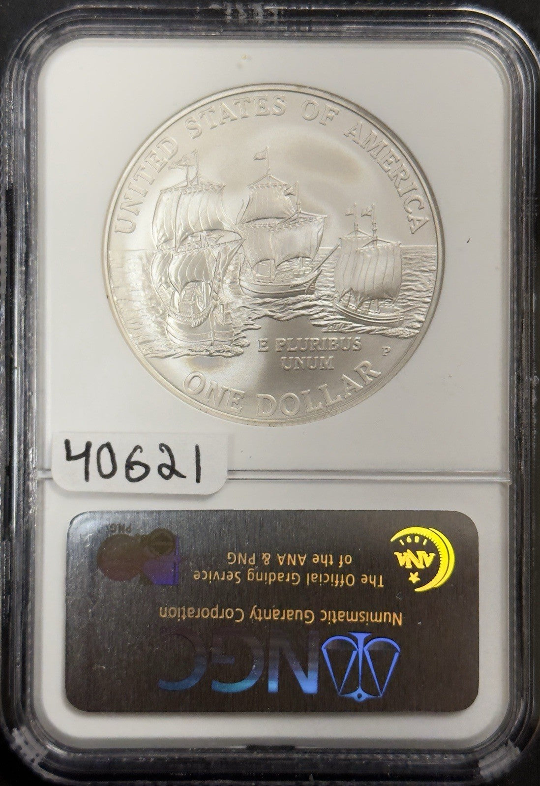 2007 P Jamestown Commemorative Dollar - NGC MS70 ( 40621 )