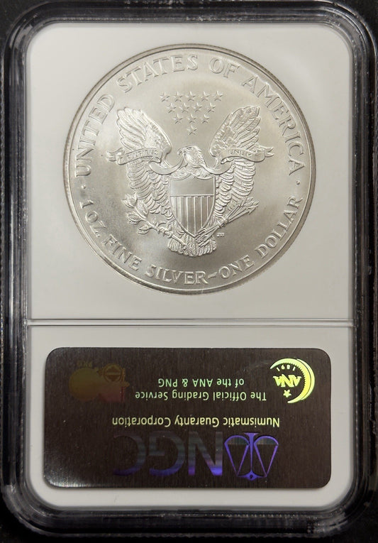 1997 Silver Eagle - NGC MS69 ( 40821 )