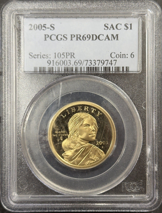 2005 S Sacagawea Dollar - PCGS PR69 DCAM ( 40694 )