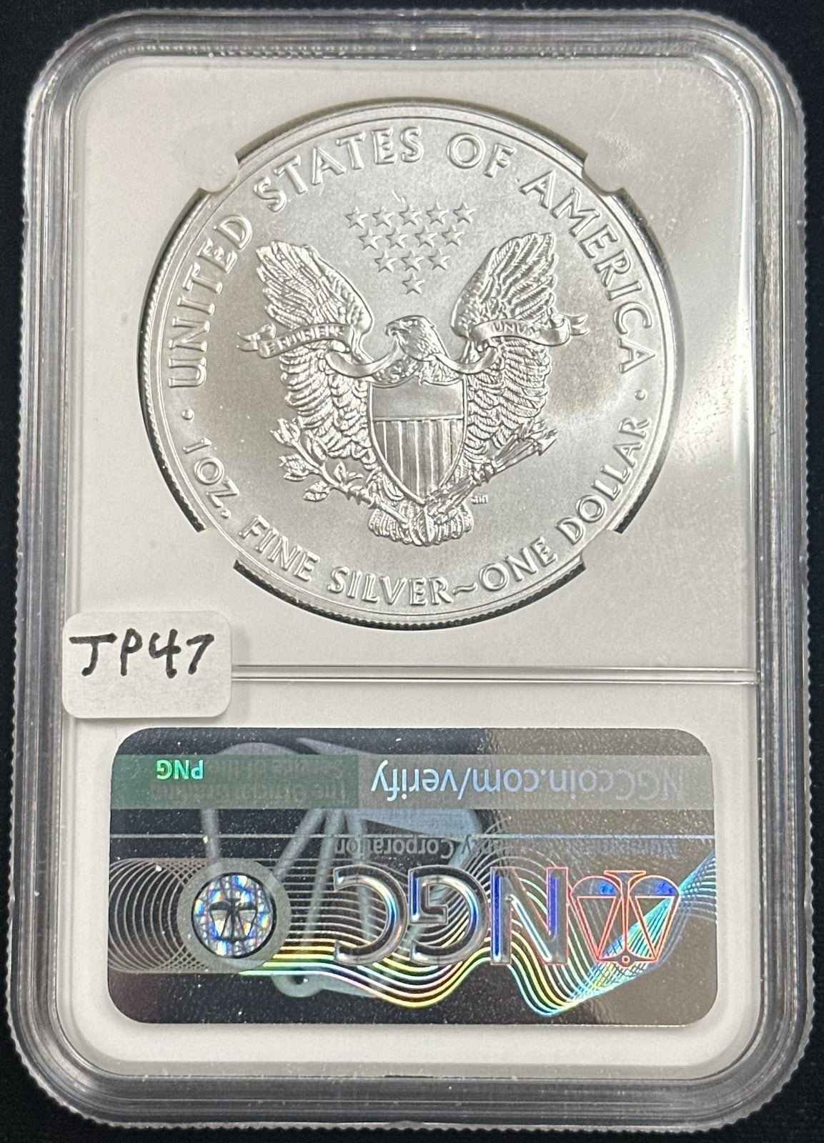 2021 (S) Type 1 Silver Eagle NGC MS70 - JP47