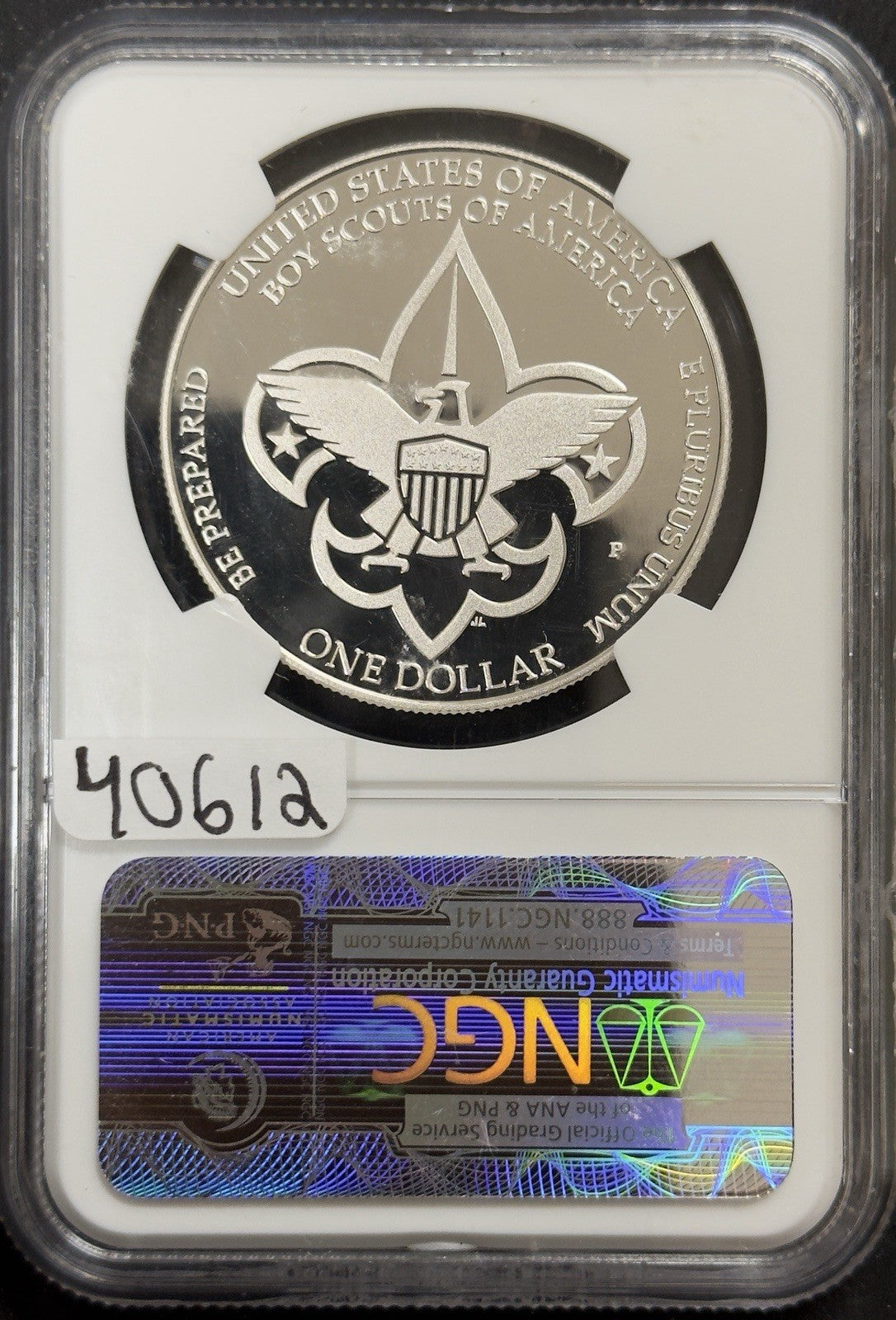 2010 P Boy Scouts Commemorative Dollar - NGC PF70 Ultra Cameo ( 40612 )