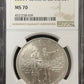 2004 P Lewis & Clark Silver Commemorative NGC - MS70 ( 40601 )