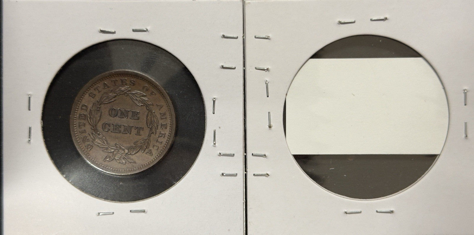 1840 Braided Hair Large Cent Small Date - Almost Uncirculated *Crackout* (40481)