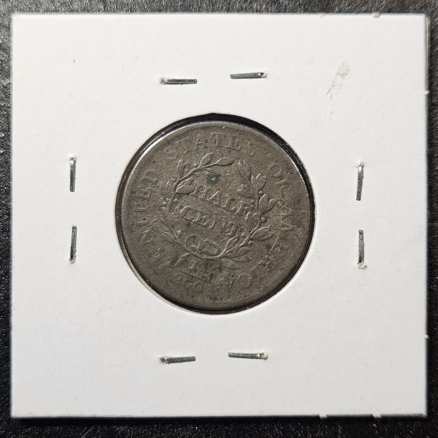 1806 Draped Bust Half Cent Small 6 No Stems Fine Details (A6UY)