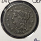 1846 Medium Date Large Cent Extra Fine B1084