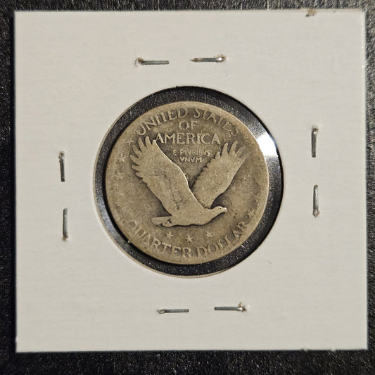 1927-D Standing Liberty Quarter Almost Good (A6W8)
