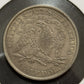 1874 Seated Half Dollar - Almlst Uncirculated *Crackout*  ( 40500 )