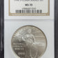 1996 S Community Service Silver Dollar - NGC MS70 ( 40615 )