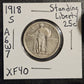 1918-S Standing Liberty Quarter Extra Fine (A6W7)