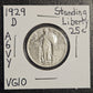 1929-D Standing Liberty Quarter Very Good (A6VY)