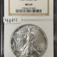 1987 Silver Eagle - NGC MS69 ( 40811 )