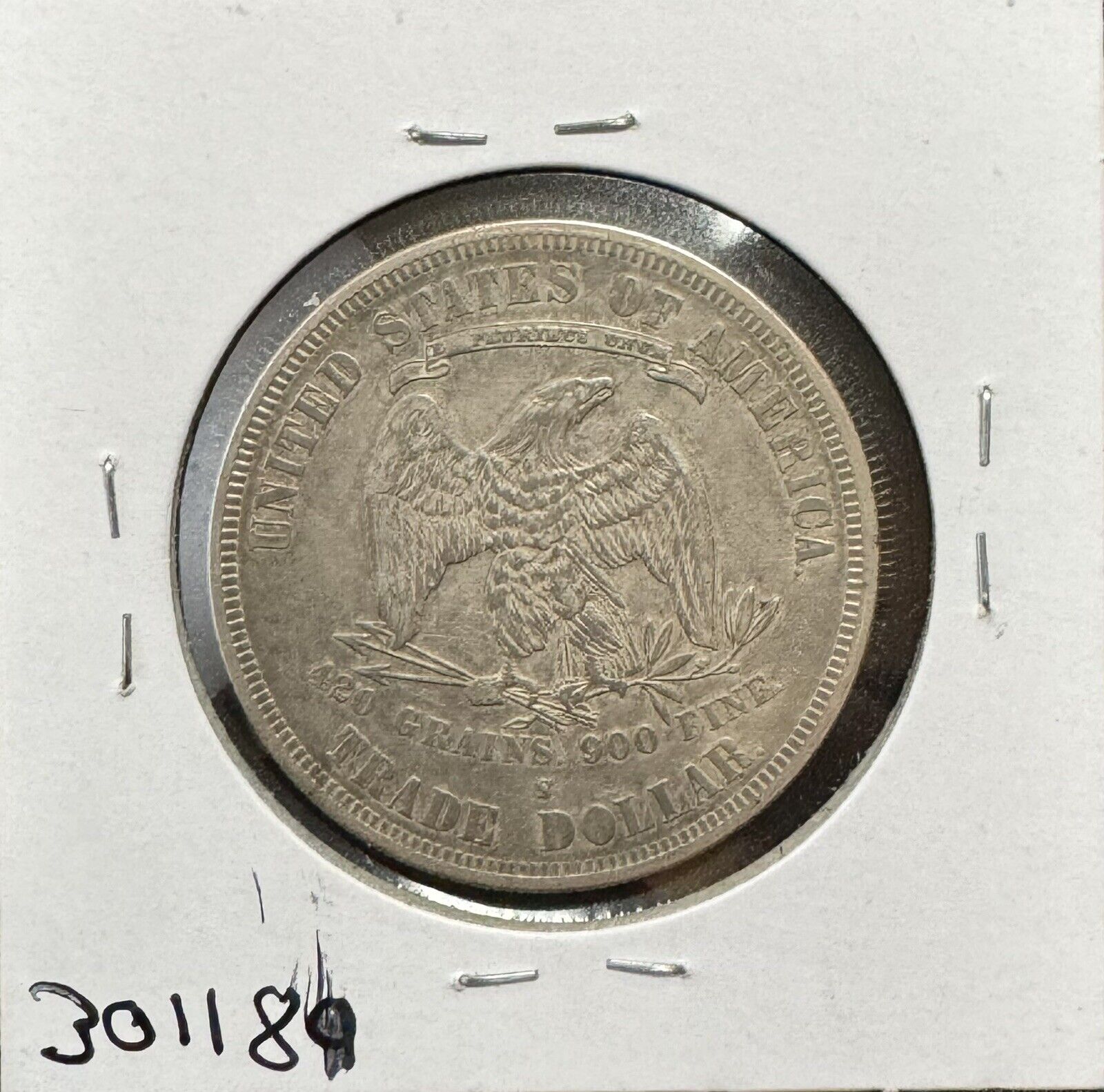 1878 S Trade Dollar - About Uncirculated ( 301189 )