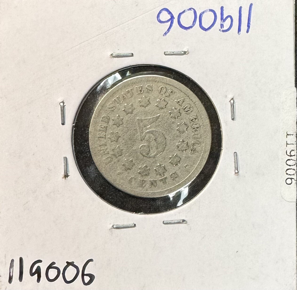 1868 Shield Nickel - Very Good ( 119006 )
