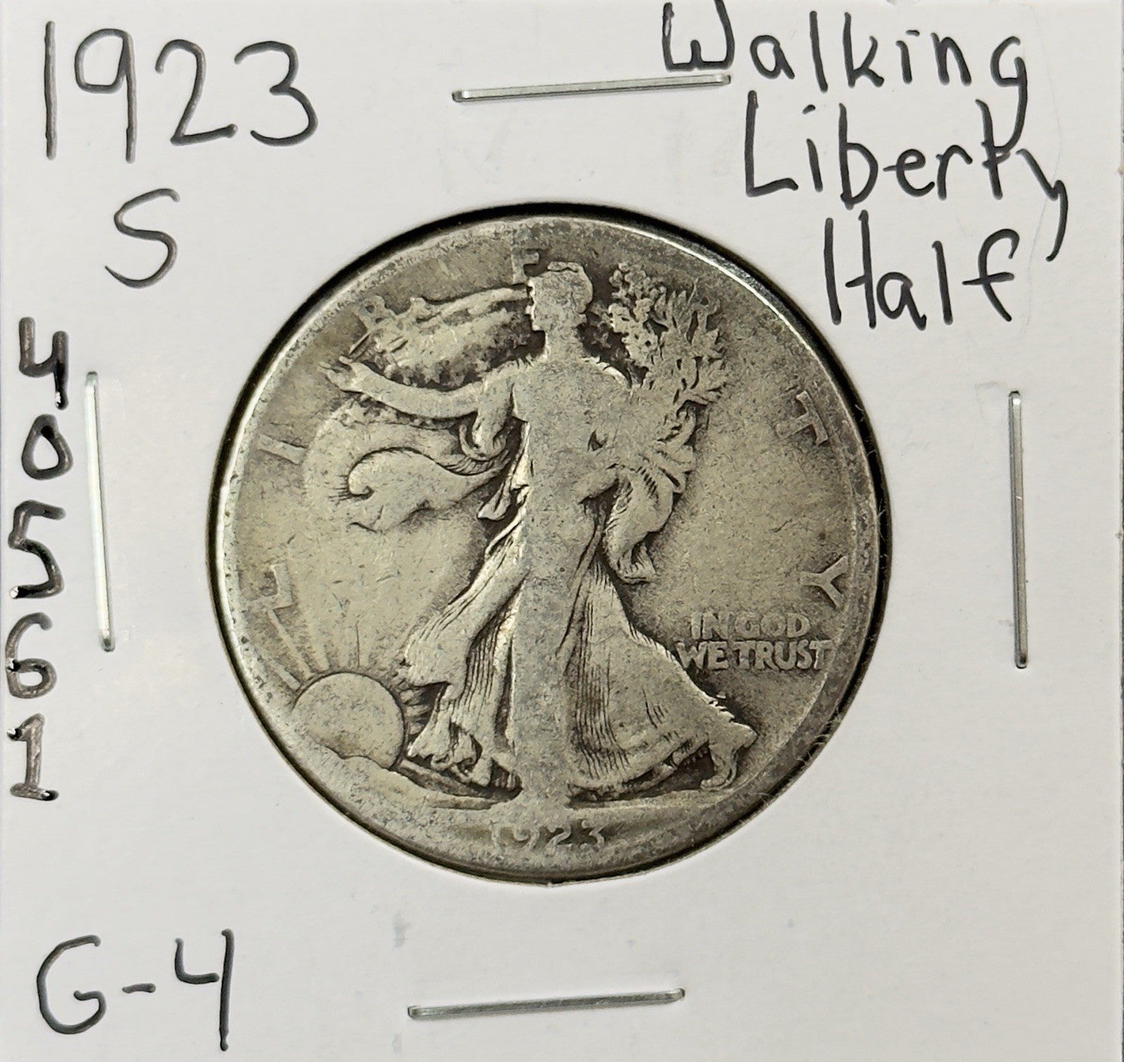 1923 S Walking Liberty Half Dollar - Good ( 40561 )