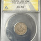 CWPT TOKEN PATRIOTIC 450/471a Civil War Token ANACS AU55 - JP23