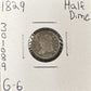 1829 Half Dime - Good ( 301089 )