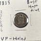1835 Bust Half Dime - Very Fine - Holed ( 301086 )