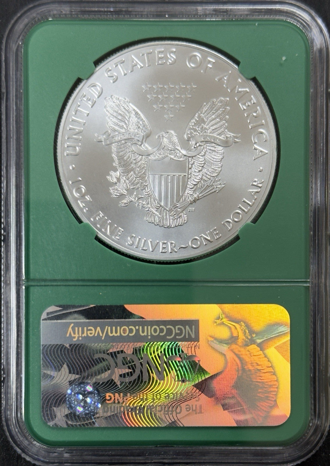 2017 Silver Eagle - NGC MS70 ( 40731 )