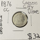 1876 CC Seated Dime - ( 40808 )