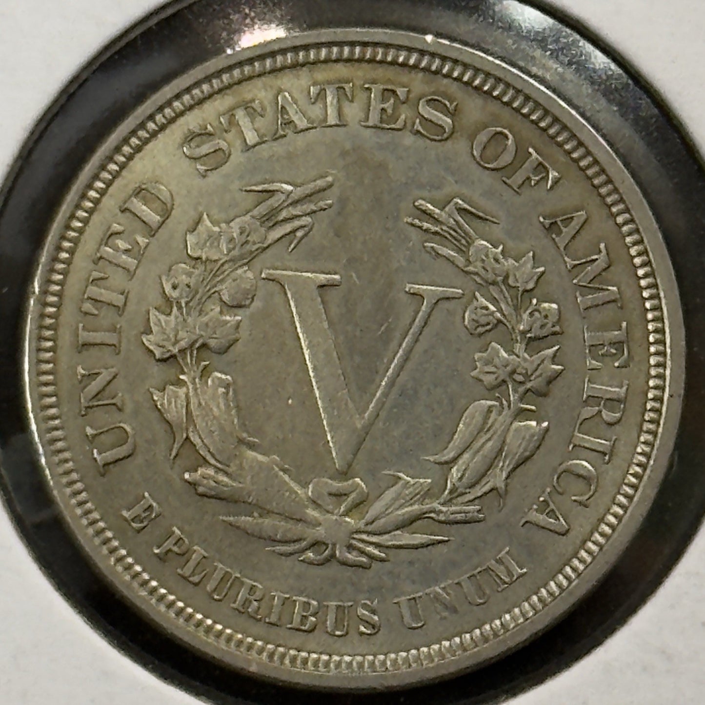 1883 V Nickel No Cents - Almost Uncirculated ( 40514 )
