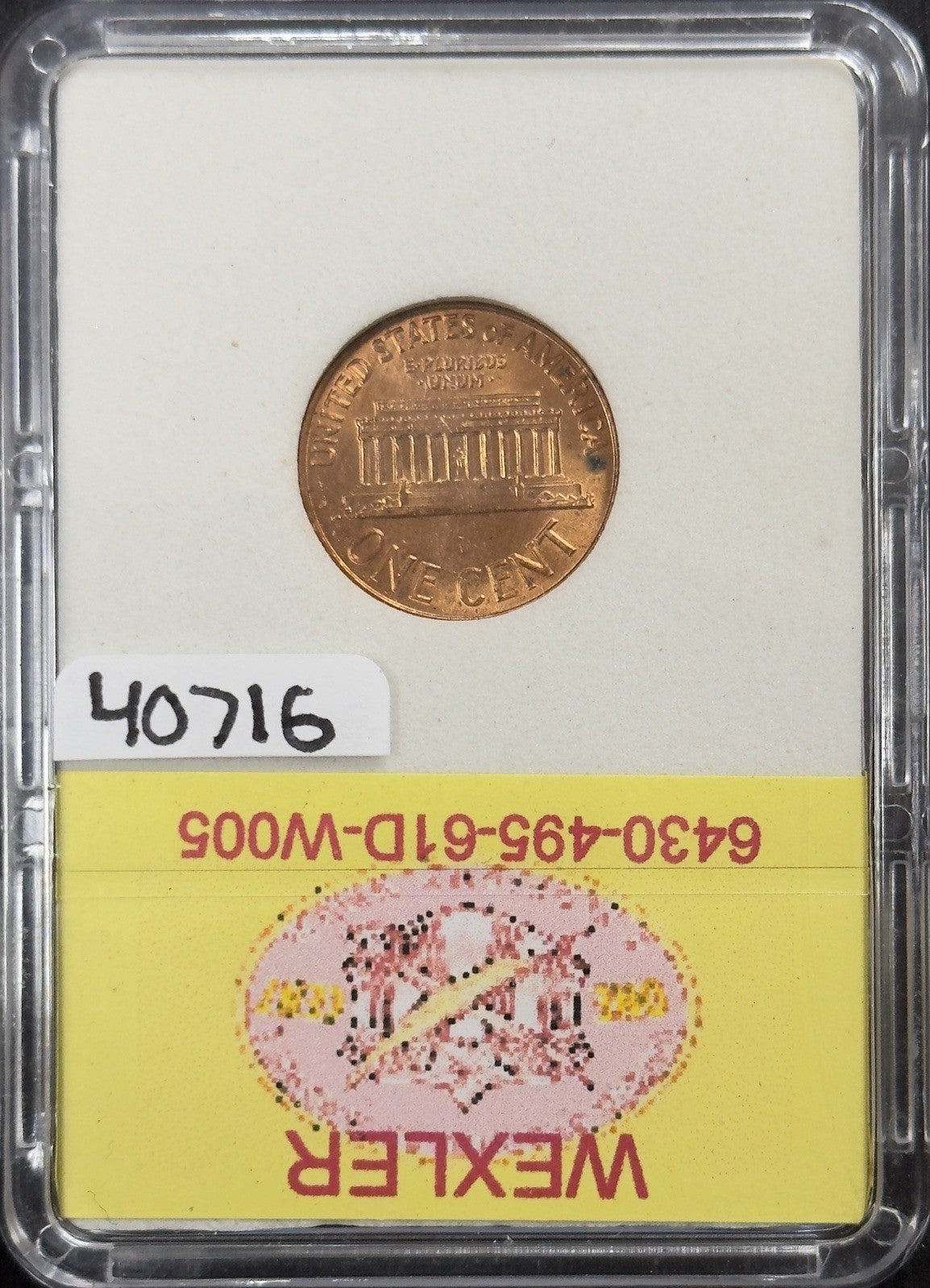 1961-D/D/D Lincoln Cent Error RPM-005 Wexler WRPM-005 ( 40716 )