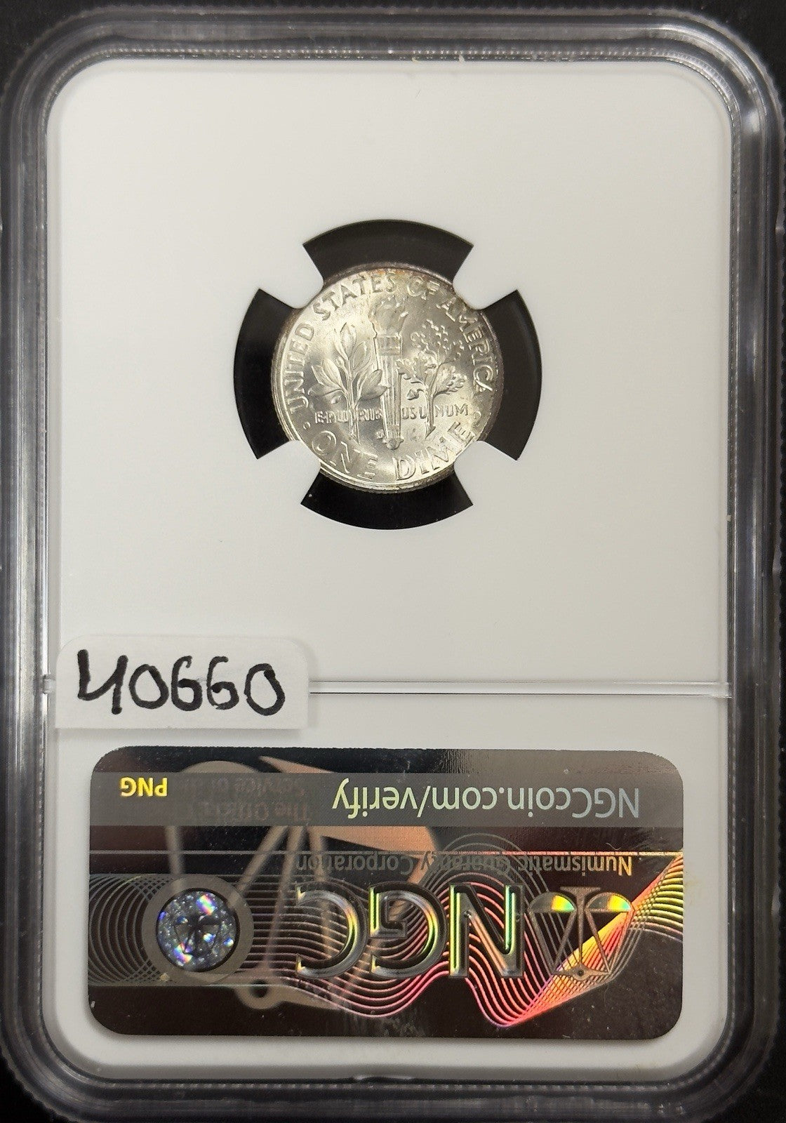 1949 S Roosevelt Dime - NGC MS67 ( 40660 )