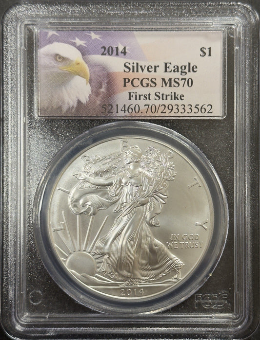 2014 Silver Eagle - PCGS MS70 ( 40747 )