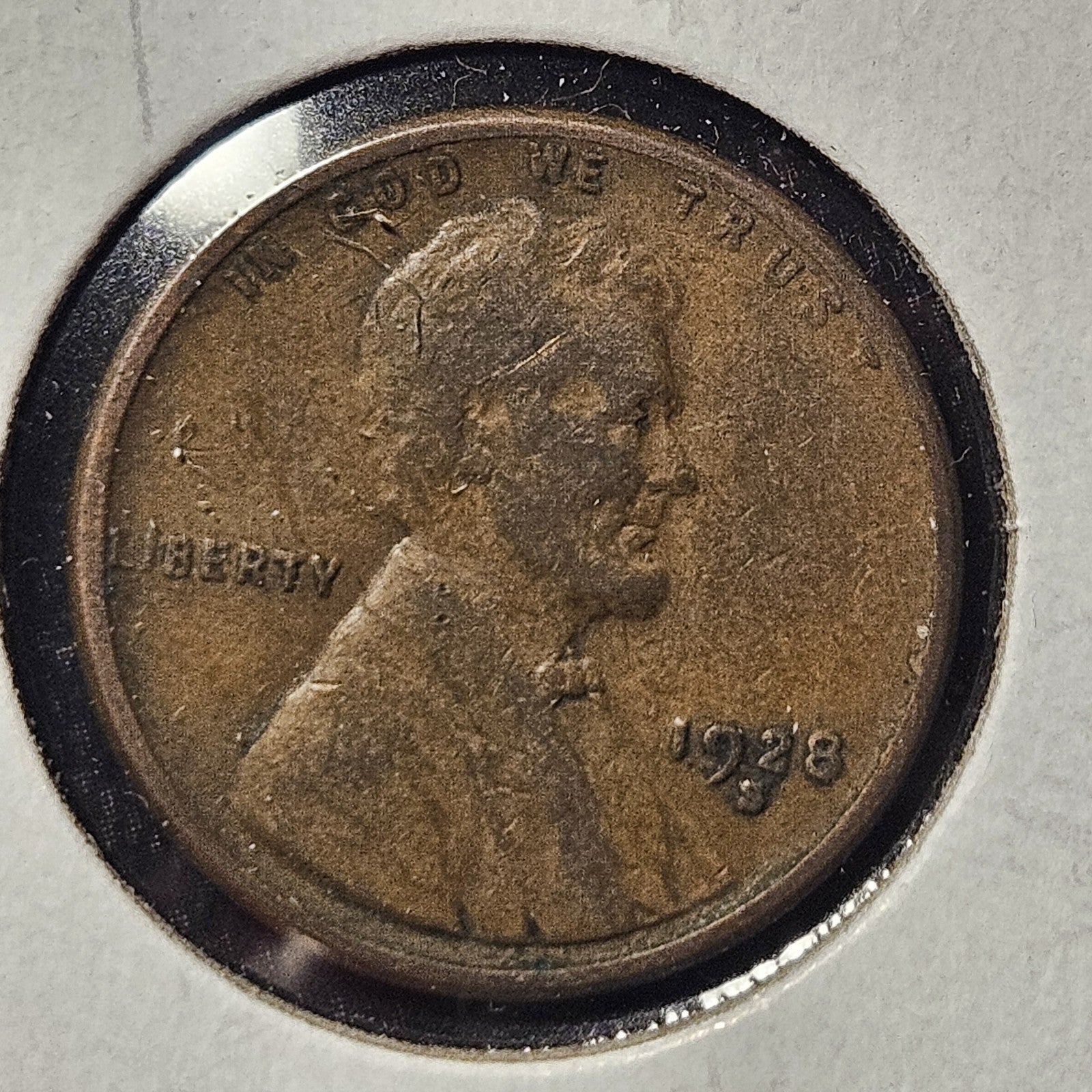 1928 S Lincoln Wheat Cents Very Fine B1089