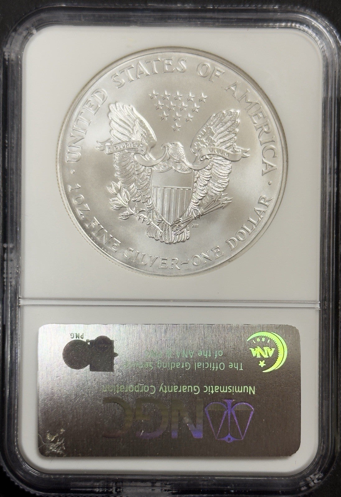 2001 Silver Eagle - NGC MS69 ( 40825 )