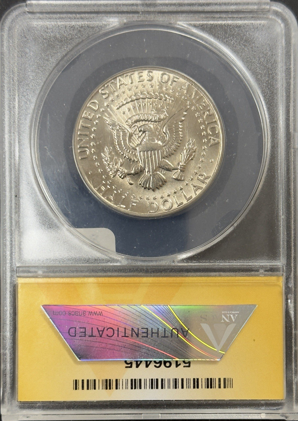 1977 D Kennedy Half Dollar FS-101 DDO-001 - ANACS AU58 ( 40708 )