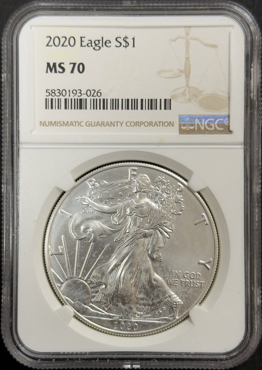 2020 American Eagle - NGC MS70 ( 40628 )
