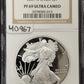 2007 W Silver Eagle - NGC PF69 Ultra Cameo ( 40967 )