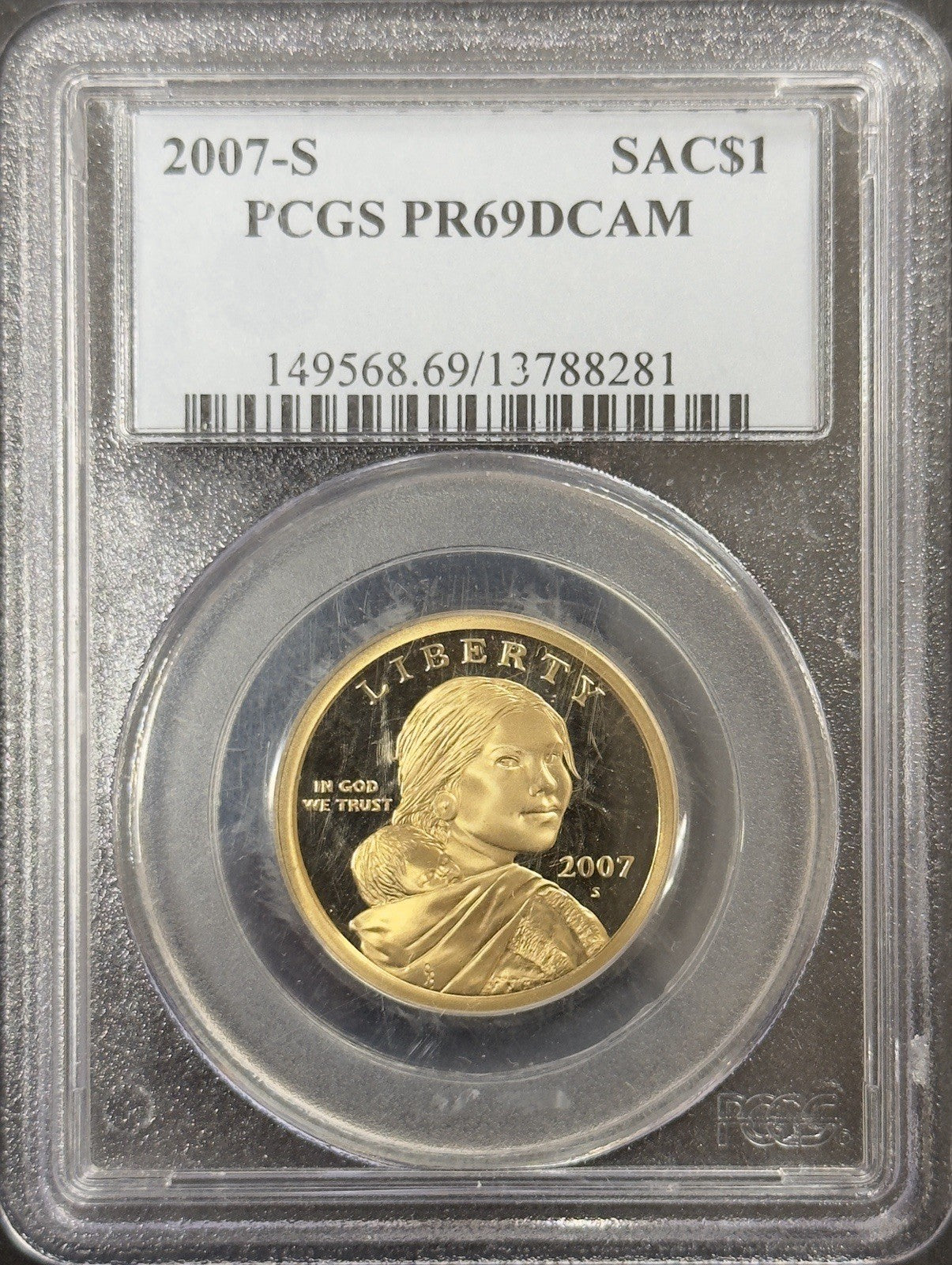 2007 S Sacagawea Dollar - PCGS PR69 DCAM ( 40692 )