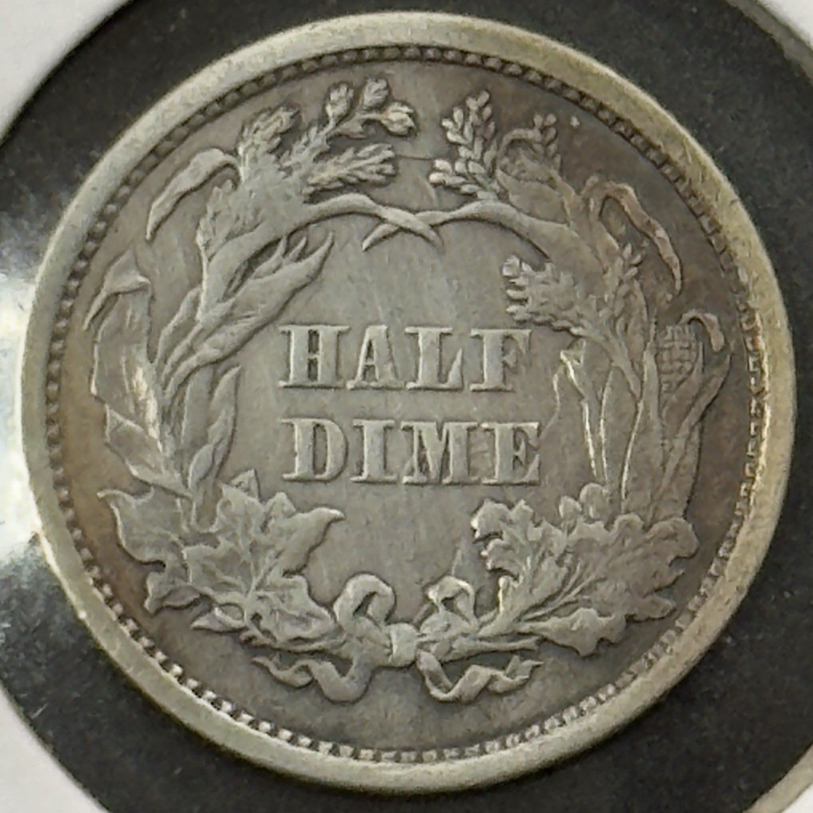 1861 Seated Half Dime - Very Fine ( 40515 )