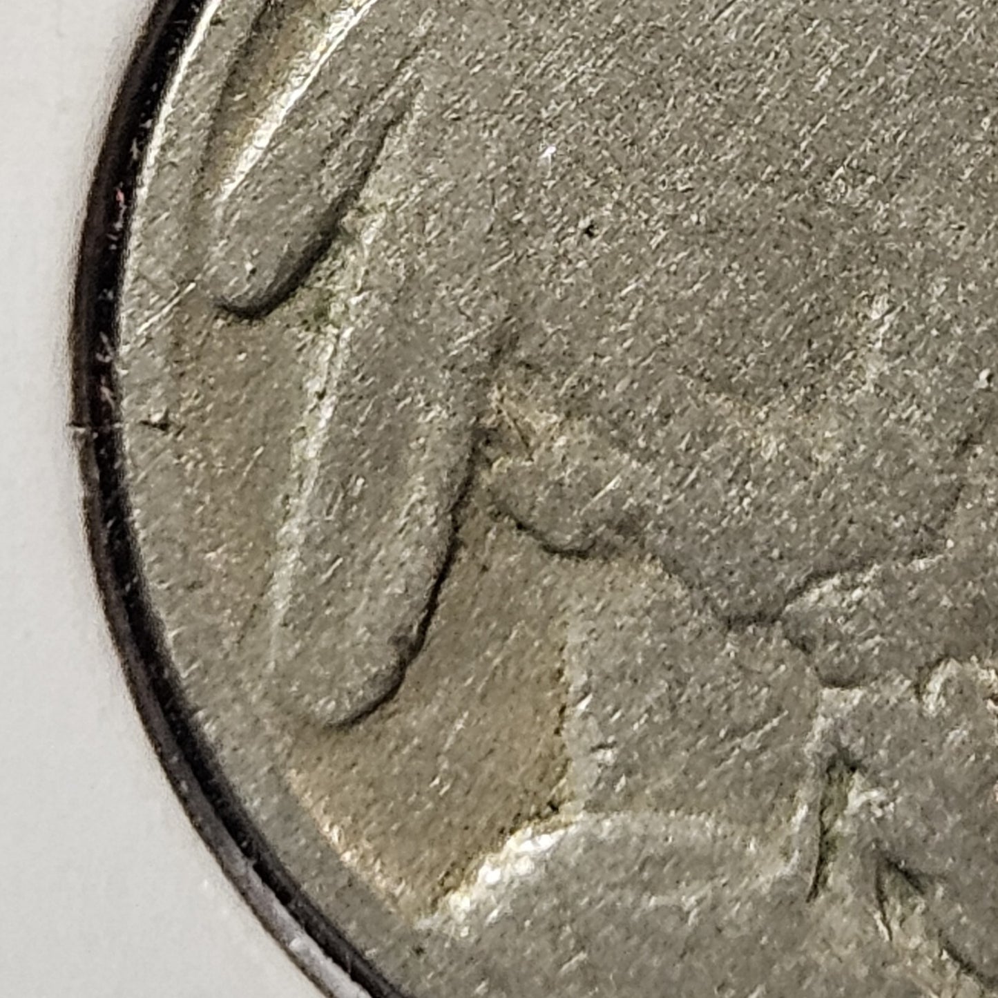 1918 Buffalo Nickel 2 Feather FS-401 Variety Almost Good (A6VB)