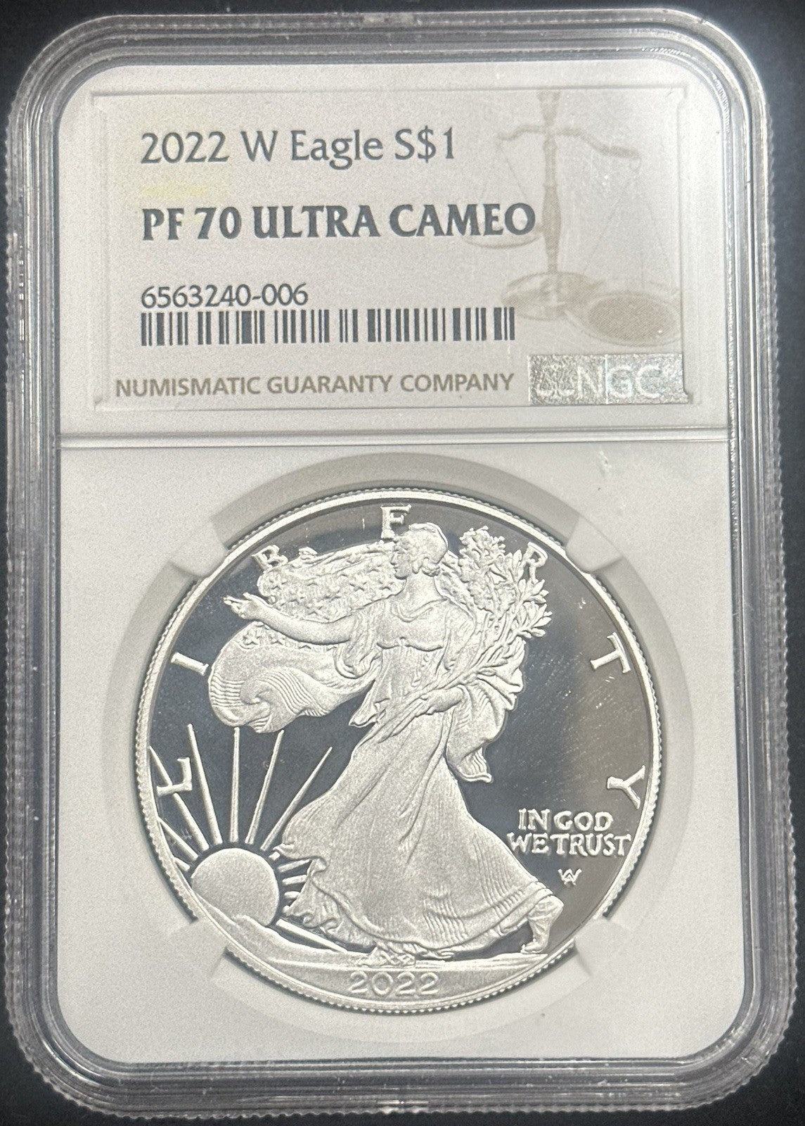 2022 W Silver Eagle NGC PF70 Ultra Cameo - JP39