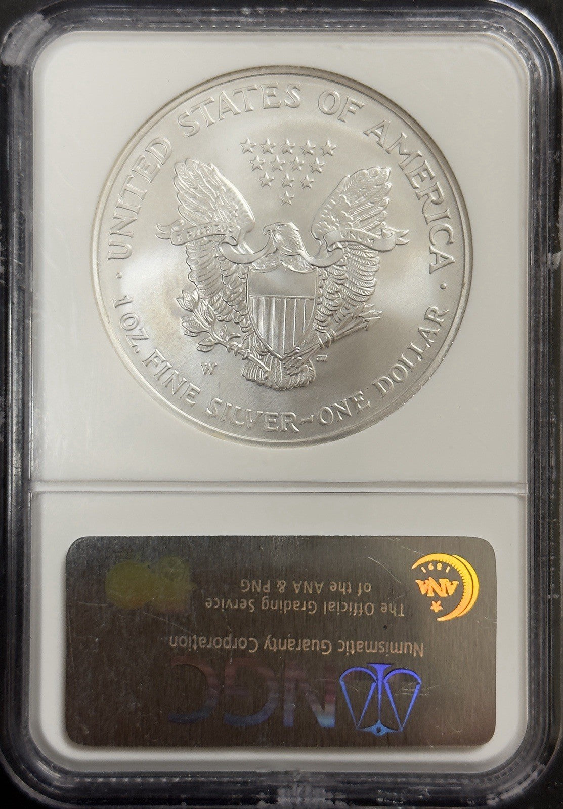 2007 W Silver Eagle - NGC MS70 ( 40635 )