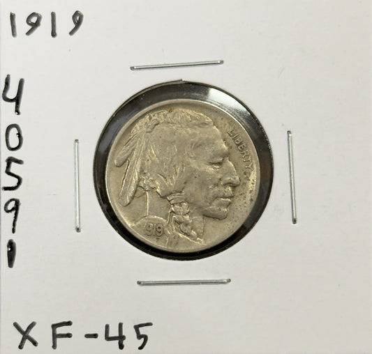 1919 Buffalo Nickel - Extra Fine ( 40591 )