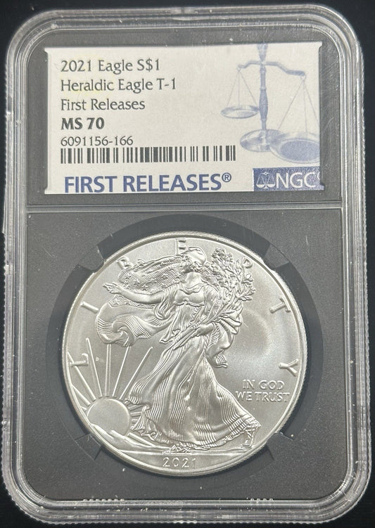 2021 Type 1 Silver Eagle NGC MS70 - JP50