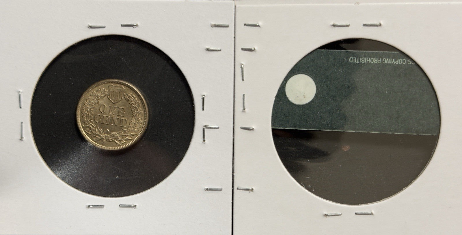1860 Indian Head Cent - Mint State *Crackout*  ( 40483 ) 