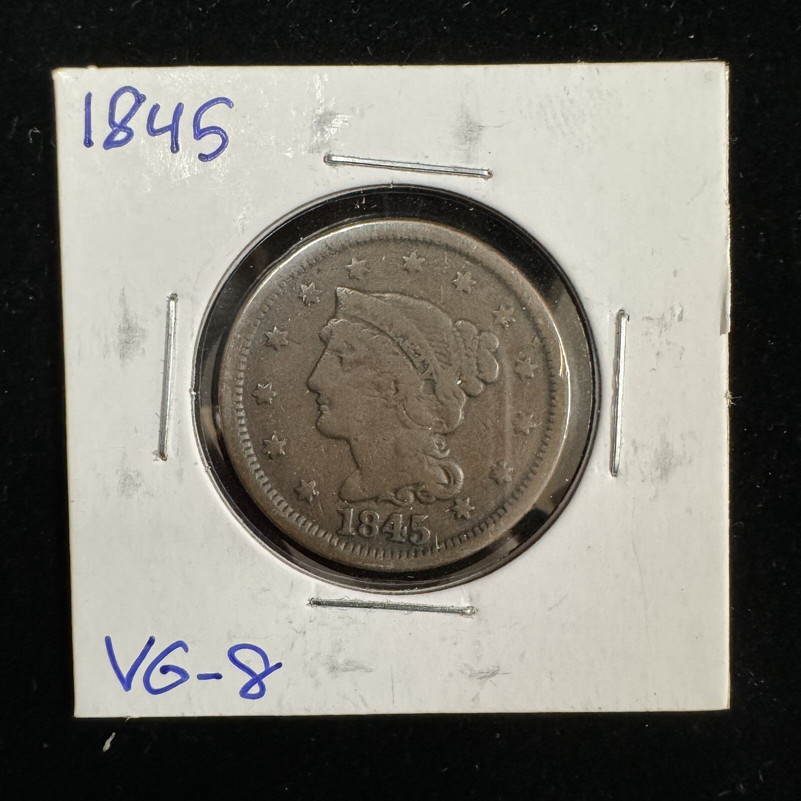 1845 P Large Cent - Very Good 210577