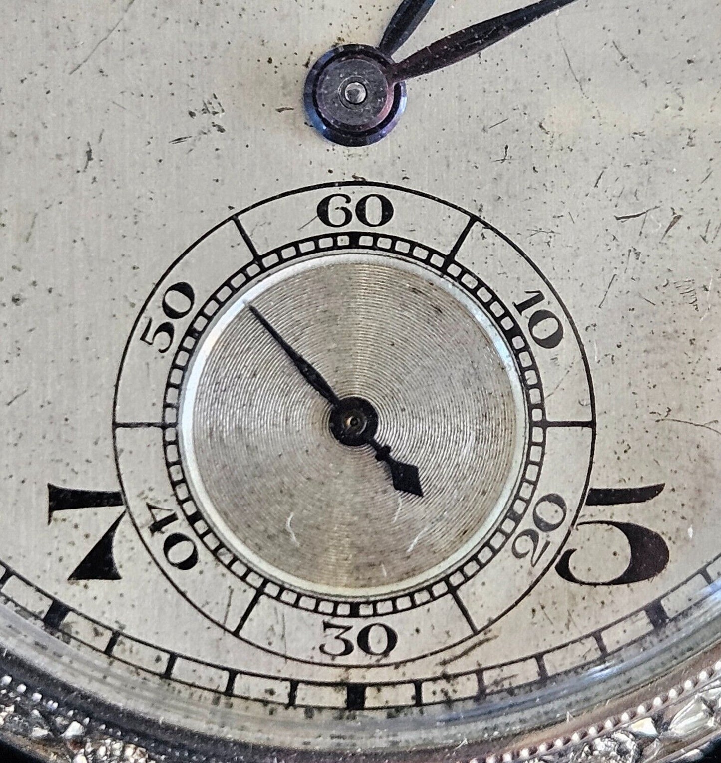 Vintage Hamilton 918 Model 2 Pocket Watch Solid 14k White Gold 19 Jewel 12s
