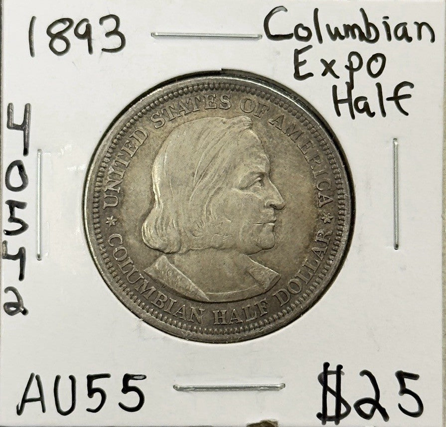 1893 Columbian Exposition Half Dollar - Almost Uncirculated ( 40542 )