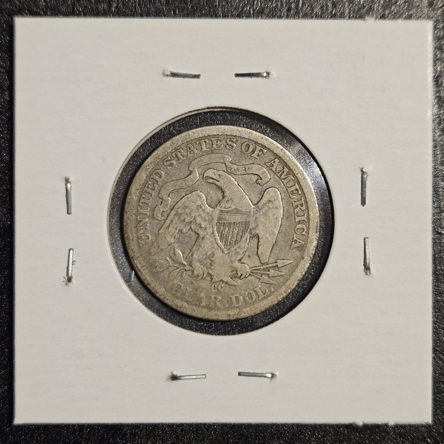 1877-CC Carson City Seated Liberty Quarter Very Good (A6VV)