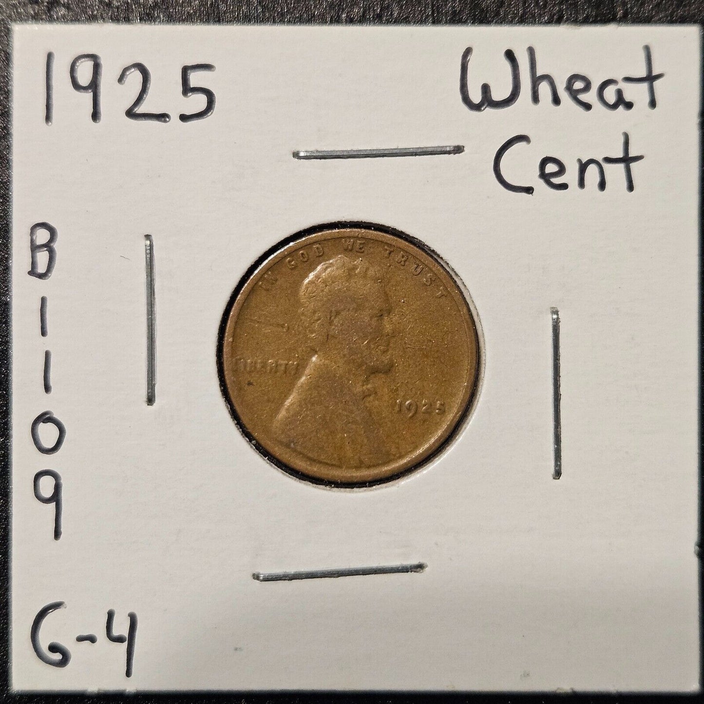 1925-P Lincoln Wheat Cent Ungraded Good B1109
