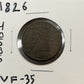 1826 Classic Head Half Cent - Very Fine ( 40536 )