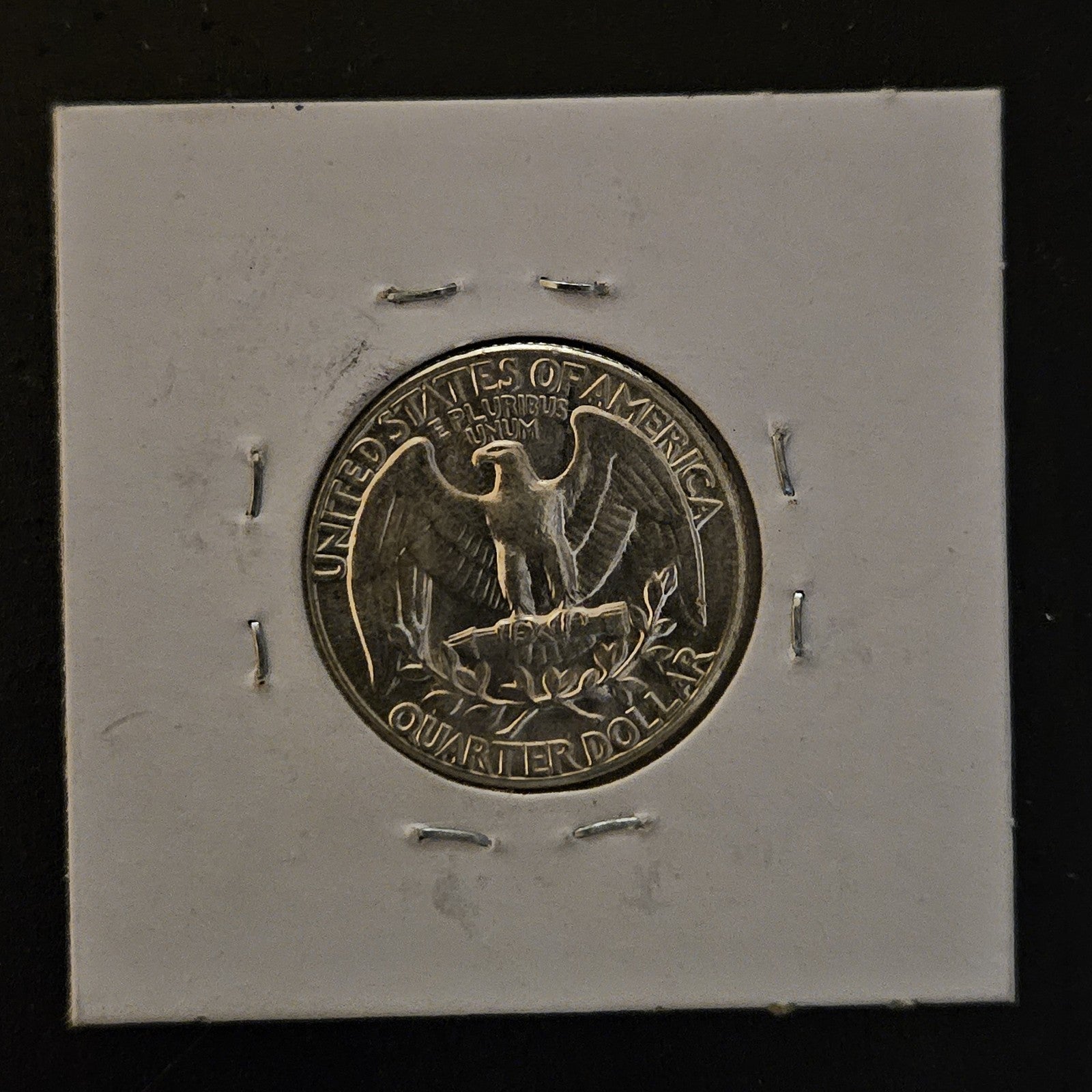 1960-P Washington Quarter Ungraded Mint State Error Die Crack Forehead Thru Hair